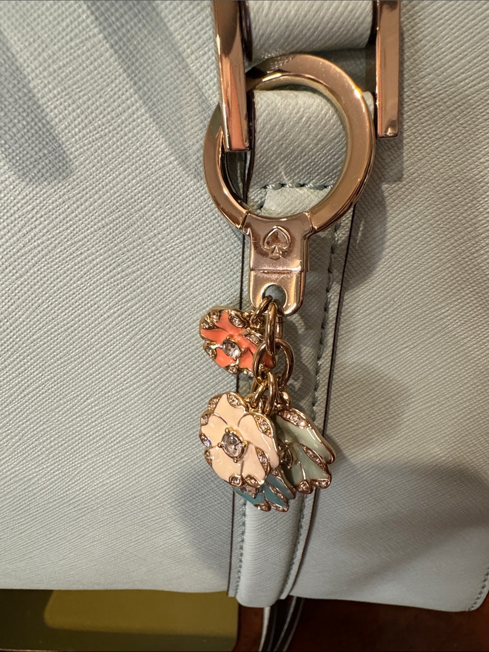 Kate Spade Newbury Lane Small Felix Satchel in Robin's Egg Blue - Picture 3 of 16